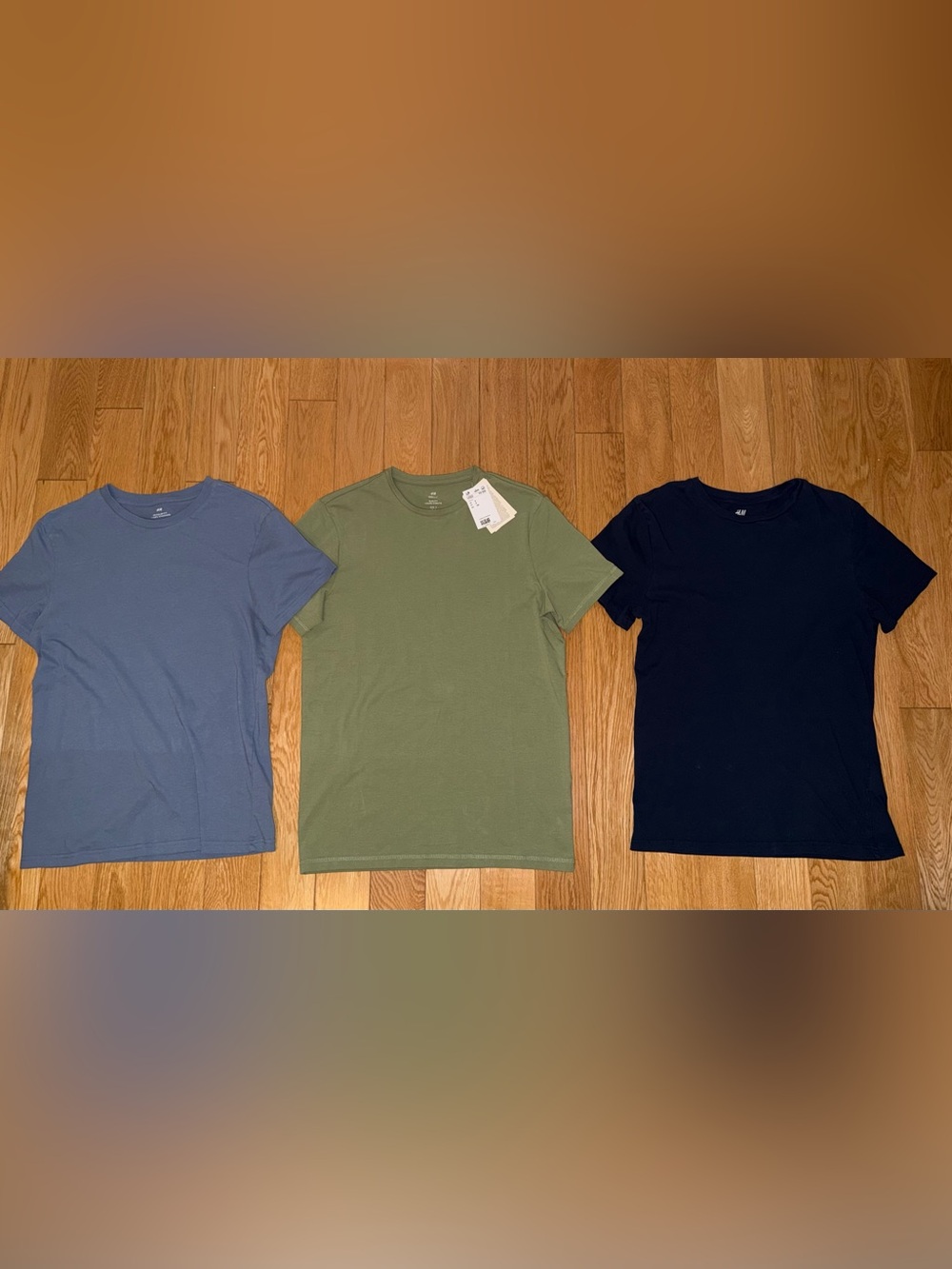 BRAND NEW Bundle of 3 H&M Crew Neck Short Sleeve T-Shirts